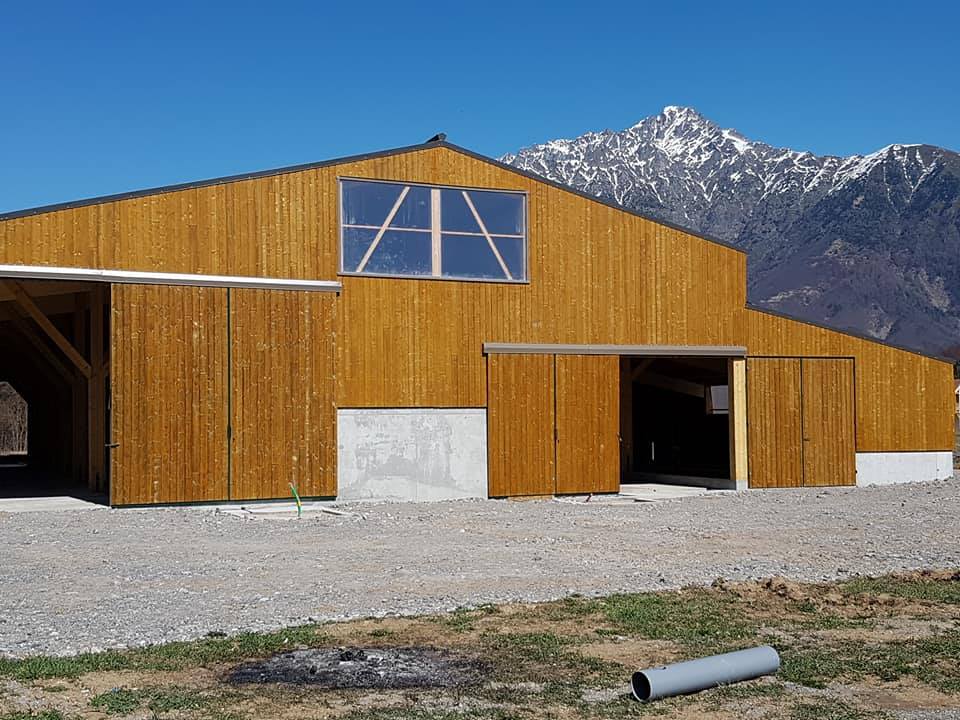 hangar agricole en bois